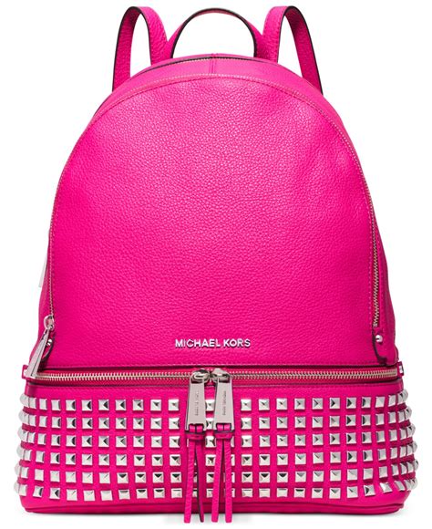 michael kors soft pink backpack|Michael Kors large pink bag.